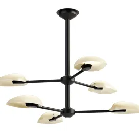 Pilot chandelier by rich brilliant willing